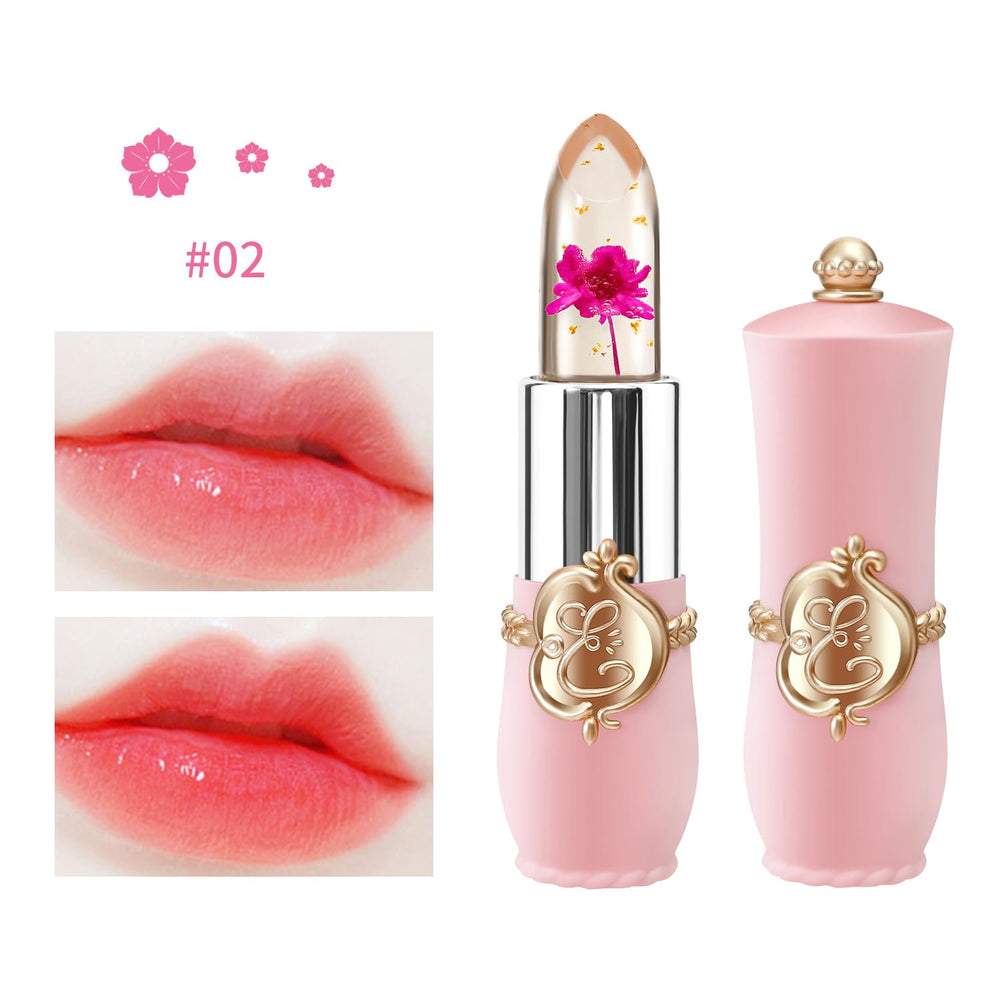 BestLand labial flor con cambio de color sensible a temperatura.