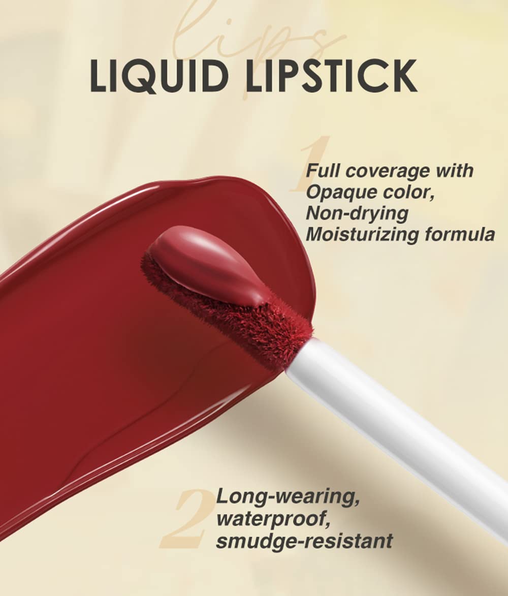 BestLand labial líquido mate pigmentación intensa en una pasada.
