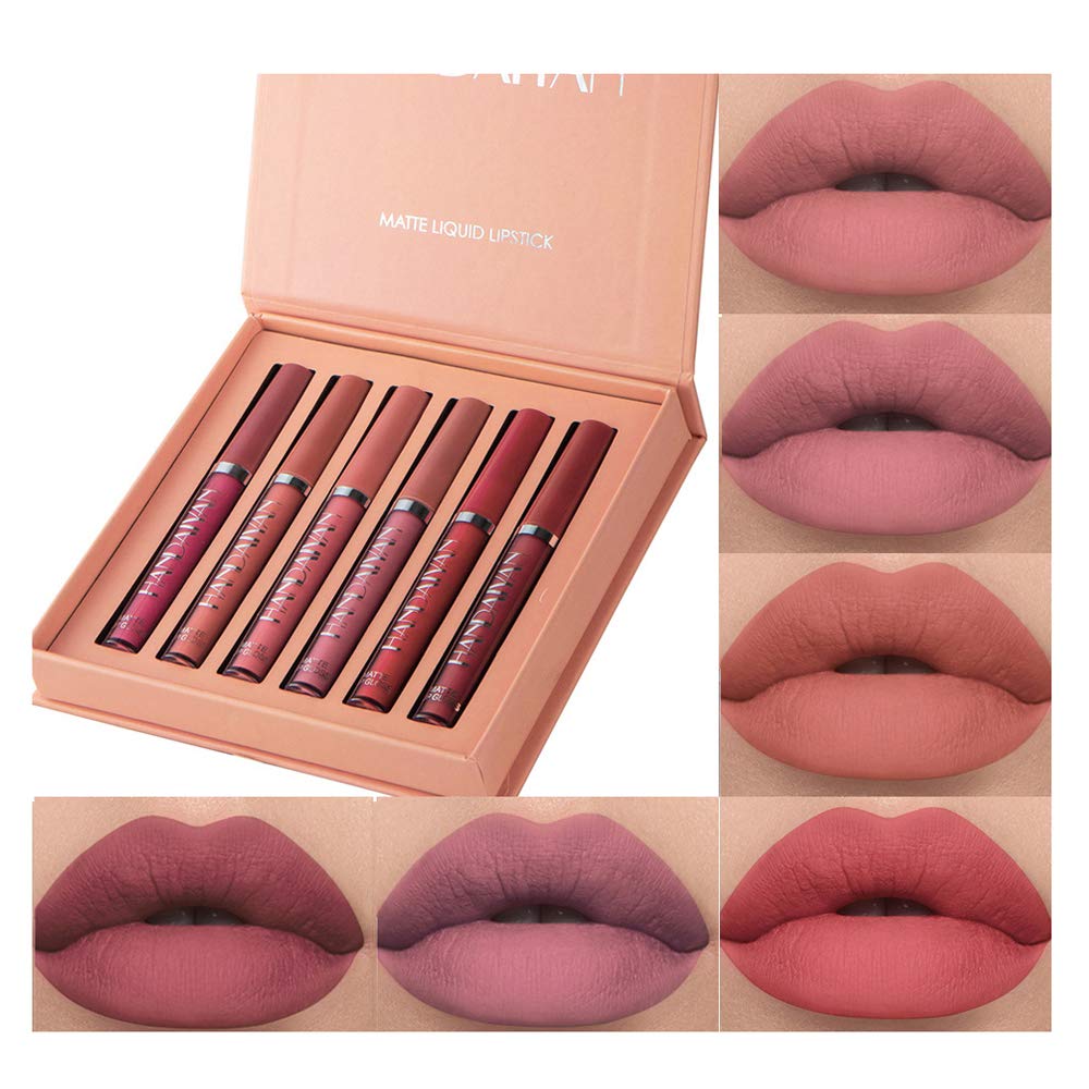 BestLand labial mate set empaque: regalo elegante y uso diario
