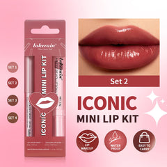 BestLand labial Velvet Matte nude marrón, color intenso y acabado sedoso
