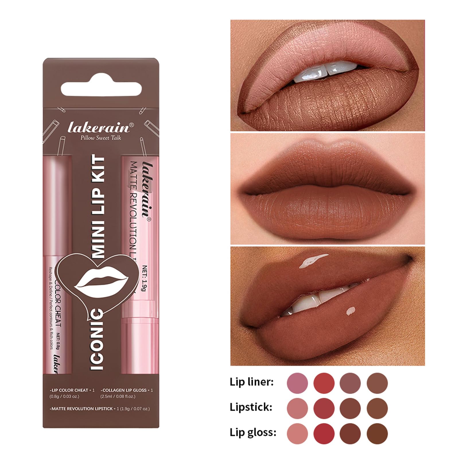 BestLand labio velvet-matte nude marrón para color intenso y duradero.