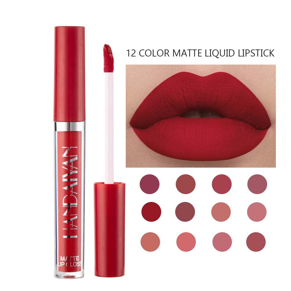 BestLand Labios Mate Set tono rosa empolvado para looks sutiles