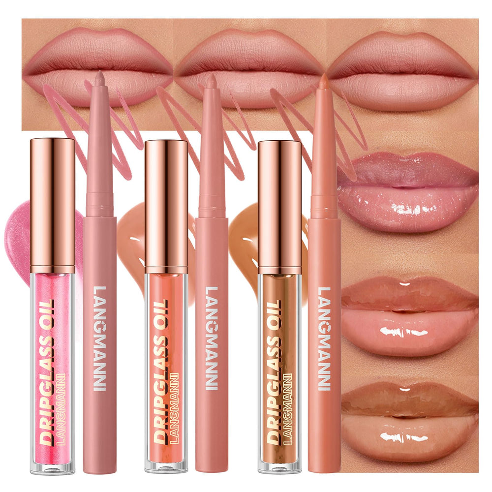 BestLand lapiz delineador labios mate set: definición precisa para labios definidos.