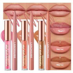 BestLand lapiz delineador labios mate set: definición precisa para labios definidos.
