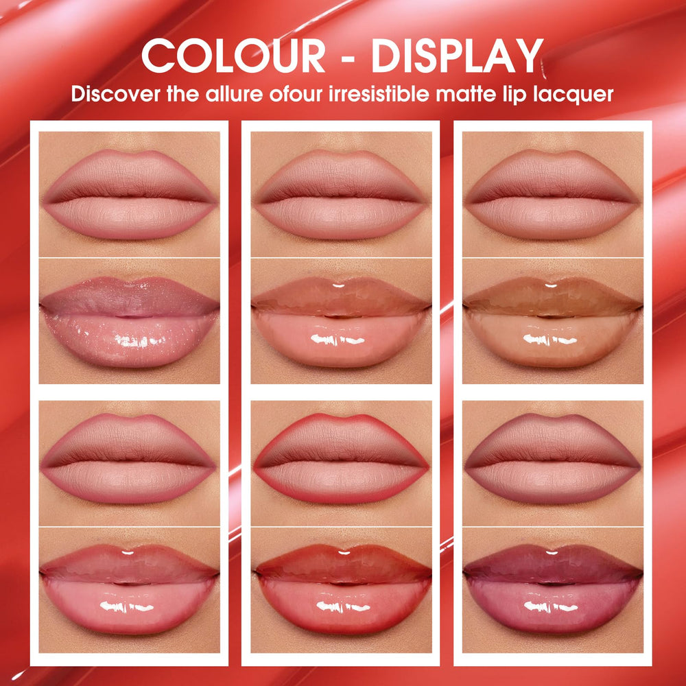 BestLand lápiz delineador labios preciso con acabado mate para definición.