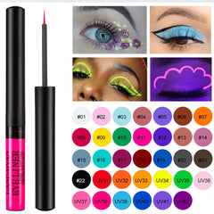 BestLand eyeliner 12 tonos neón, acabado mate para fiestas y cosplay.