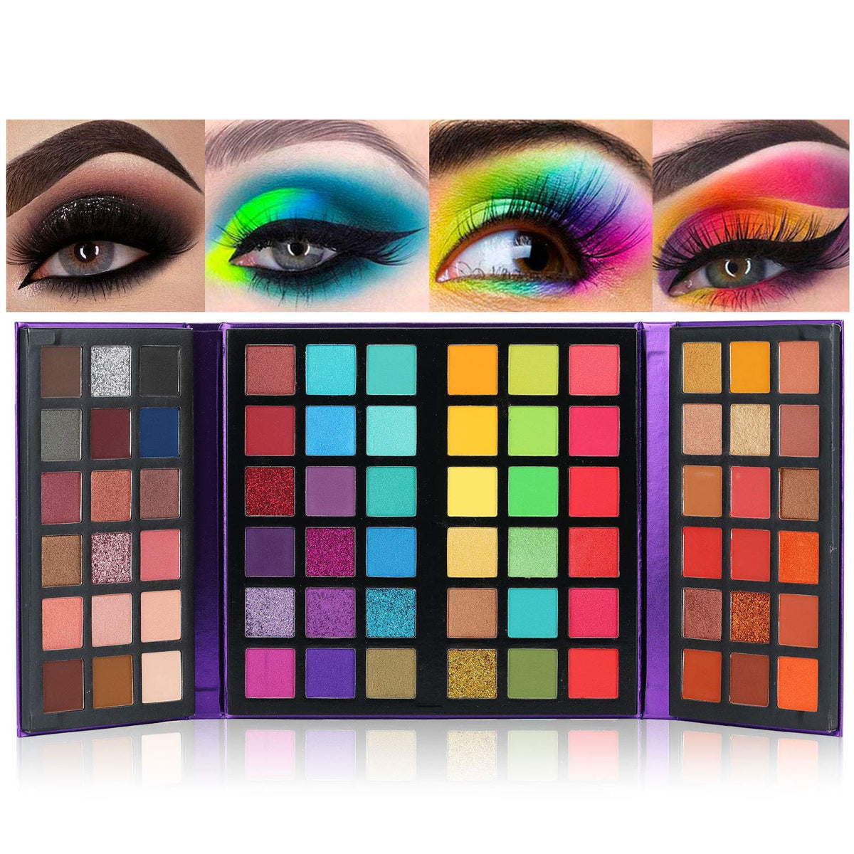 BestLand paleta 72 colores, doble puerta, ideal para viaje.