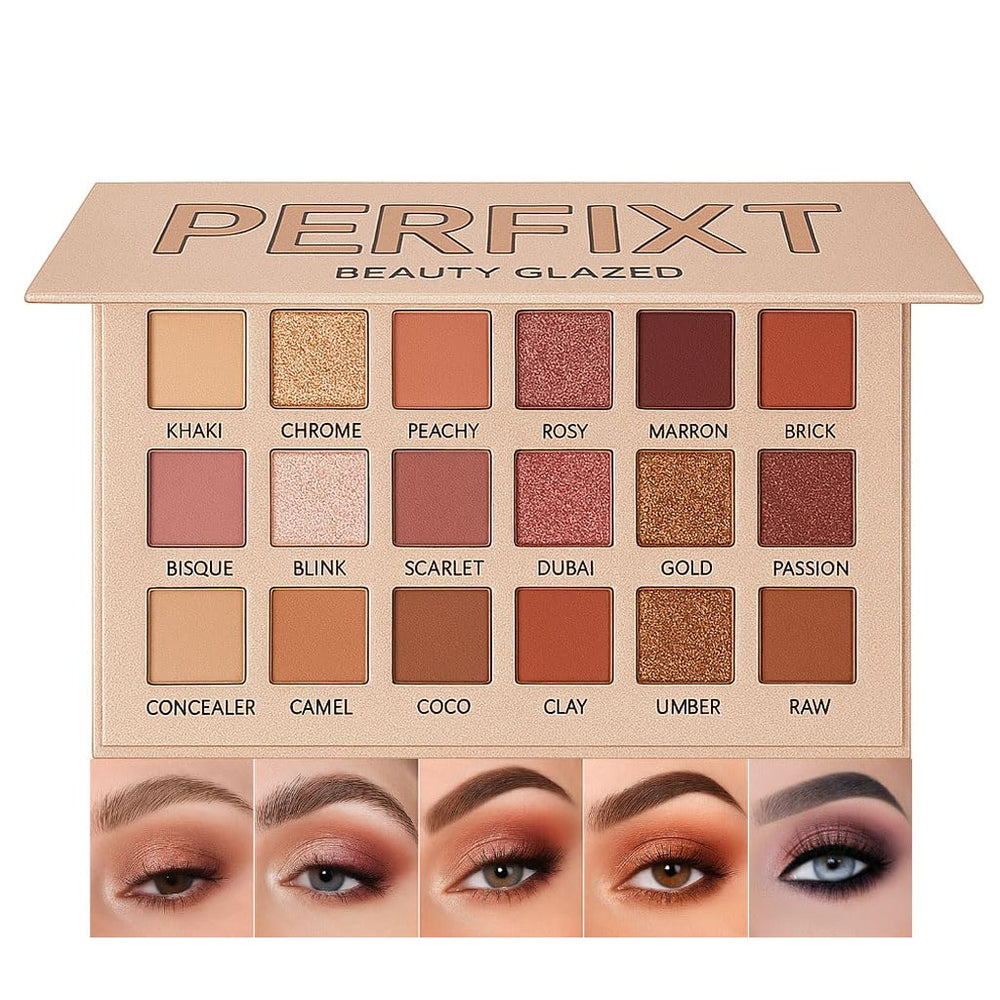 BestLand Paleta 18 colores frente: pigmento vibrante para looks completos.