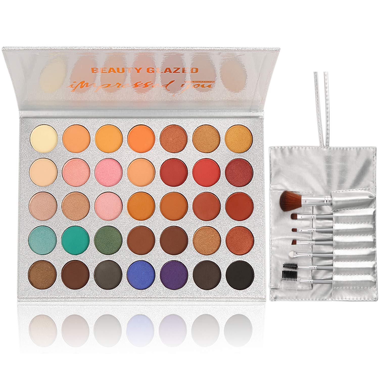 BestLand Paleta sombras 35 colores: alta pigmentación para looks intensos y duraderos