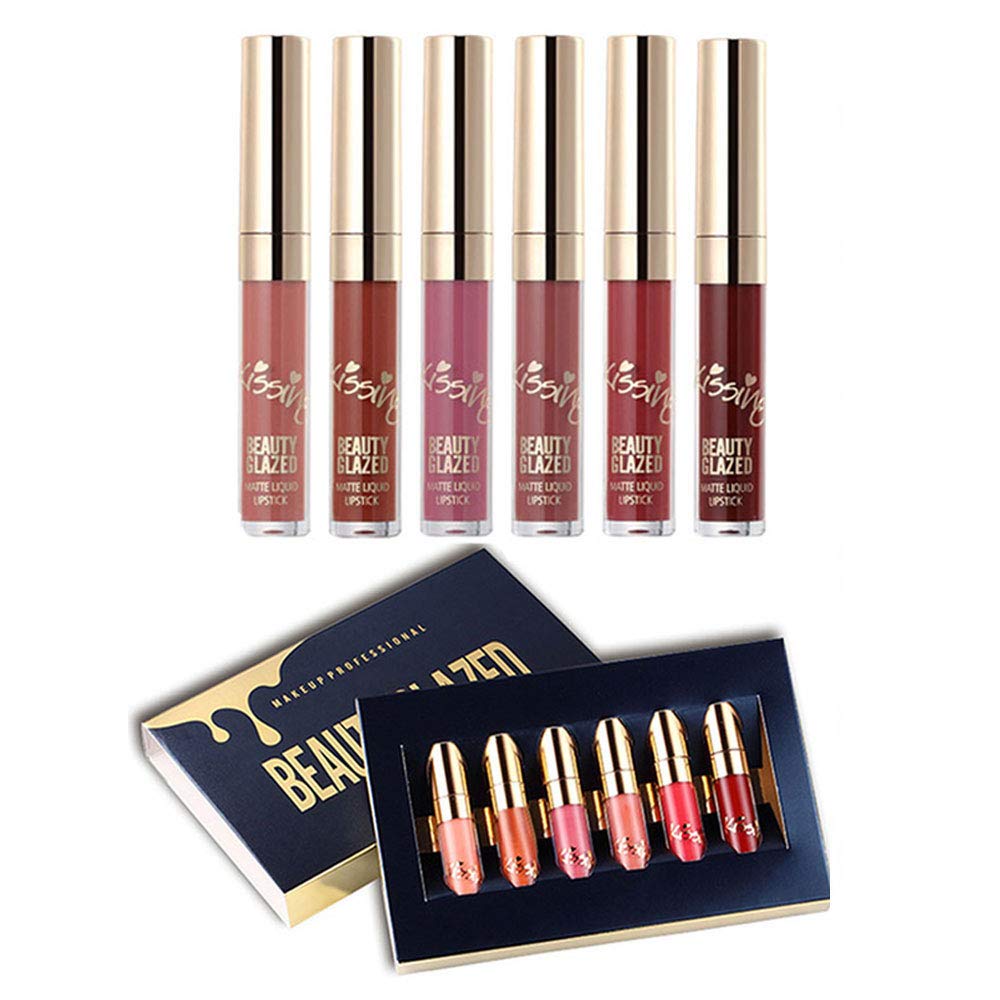 Labial líquido mate BestLand Coral intenso: acabado mate duradero