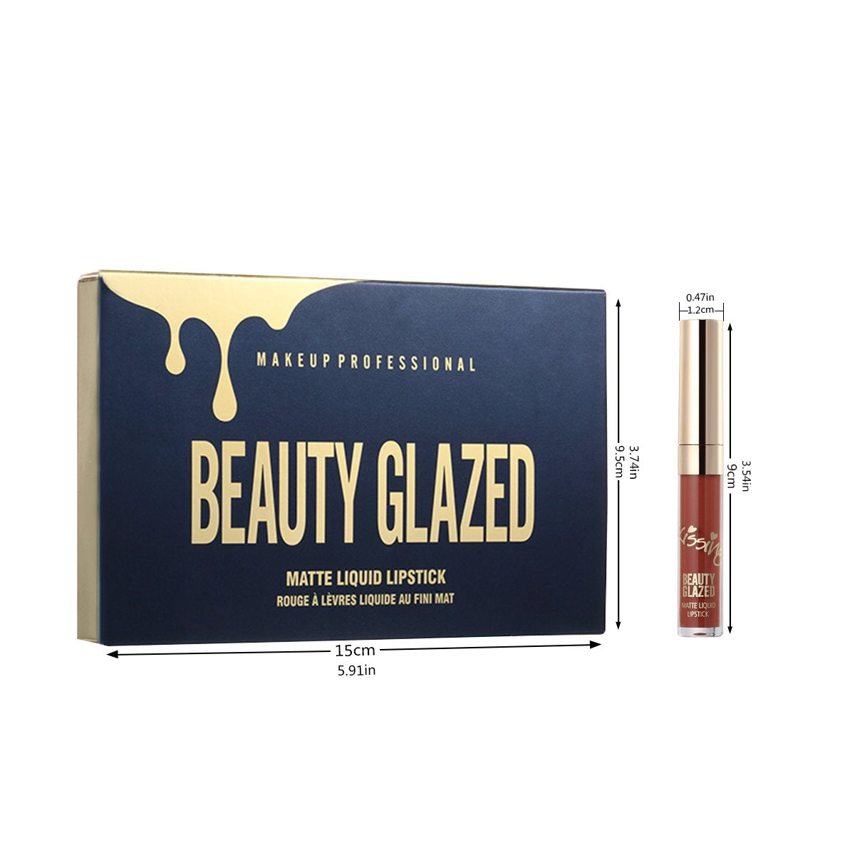 Labial líquido mate BestLand Malva: looks modernos y elegantes