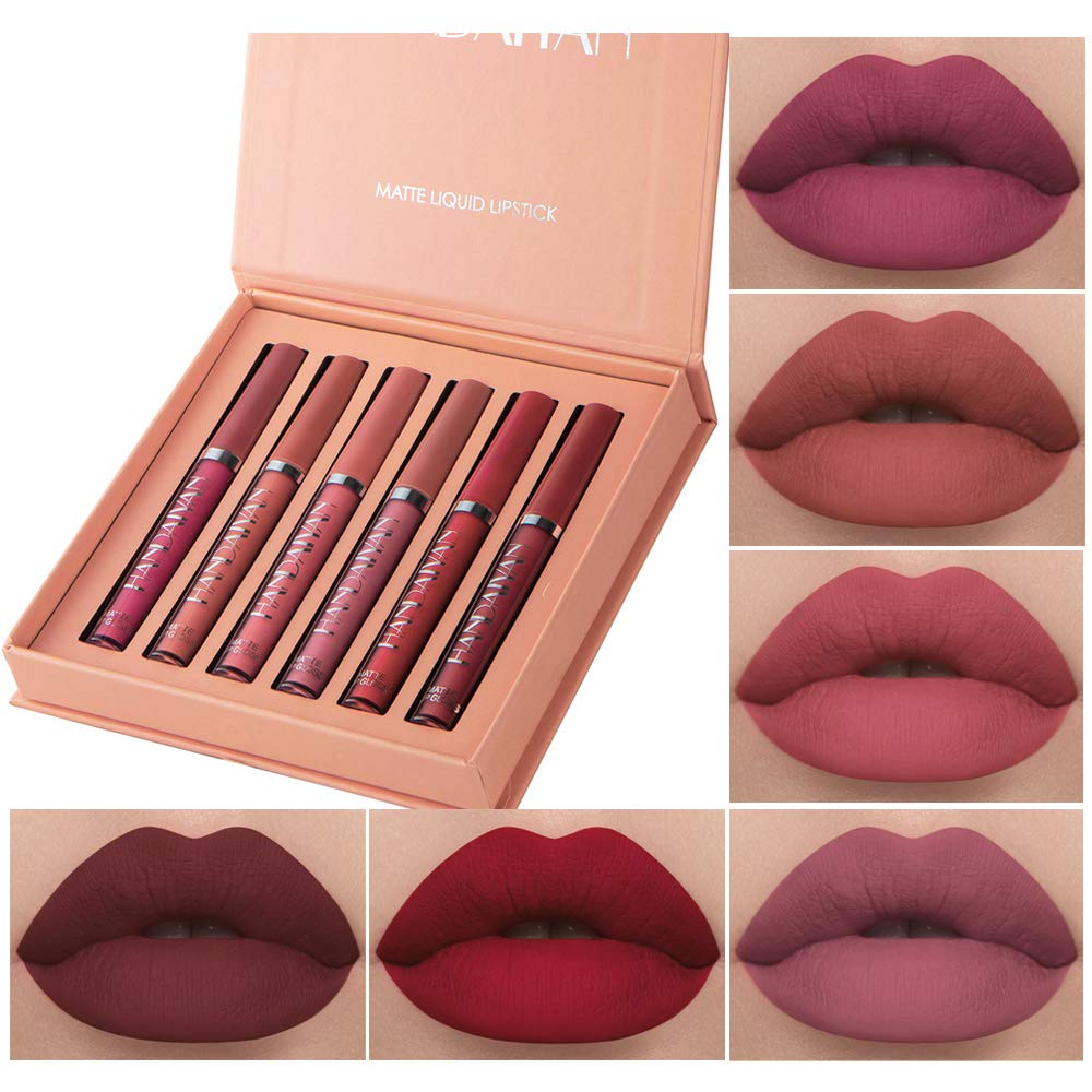 BestLand conjunto labiales líquidos mate con empaque regalo, ideal para regalo especial.