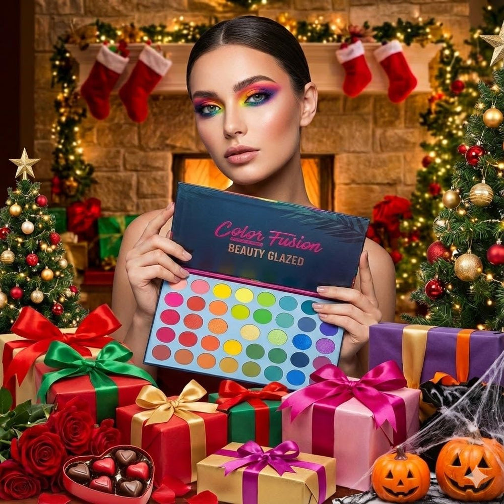 BestLand Sombras metalicas efecto brillo, para ojos llamativos.