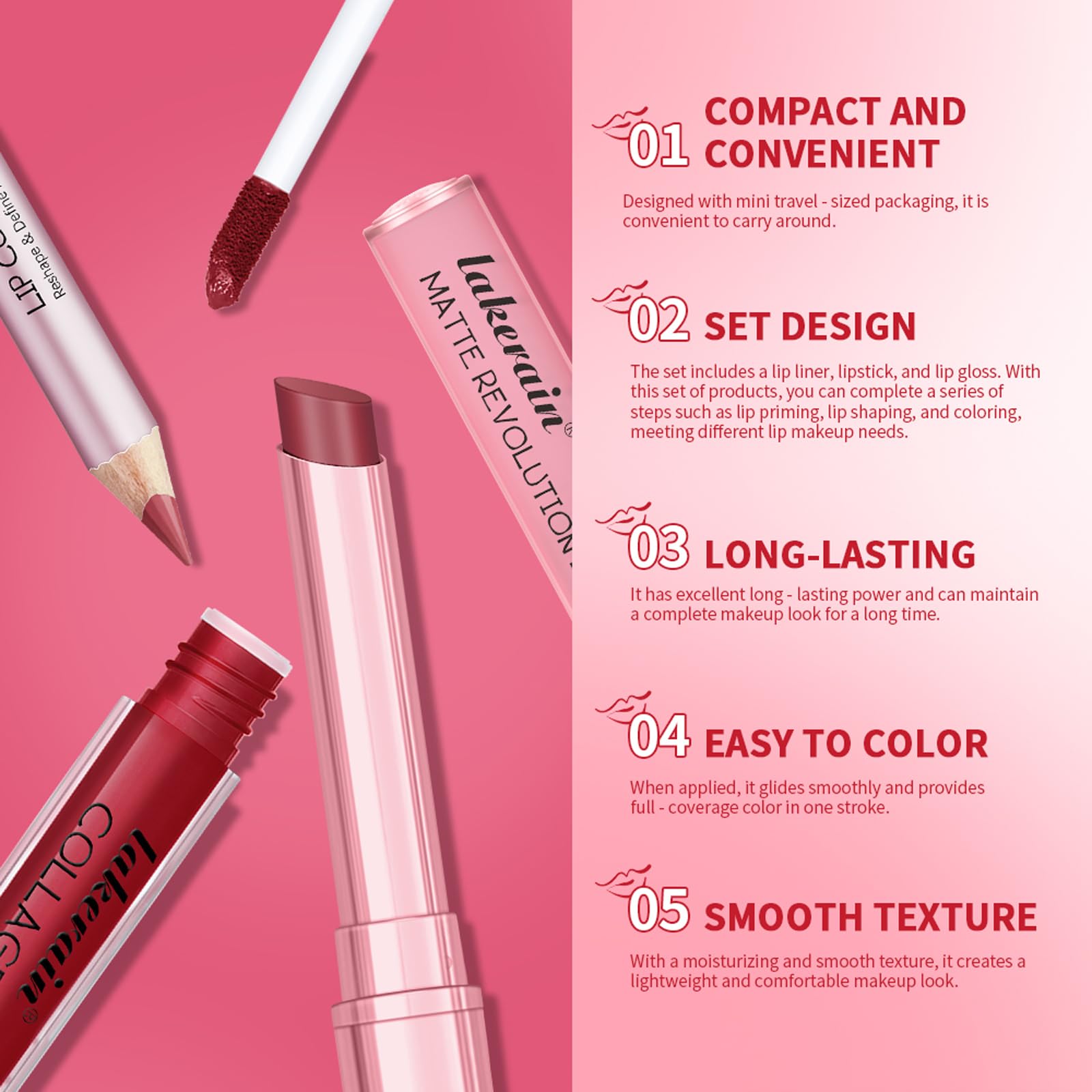 BestLand crema-labios textura cremosa se desliza sin esfuerzo.
