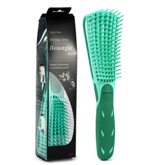 Bestool cepillo desenredante para cabello negro natural; facilita el deslizamiento suave.