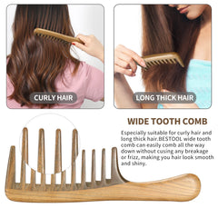 Dientes gruesos y espaciados de BESTOOL para evitar tirones y roturas.