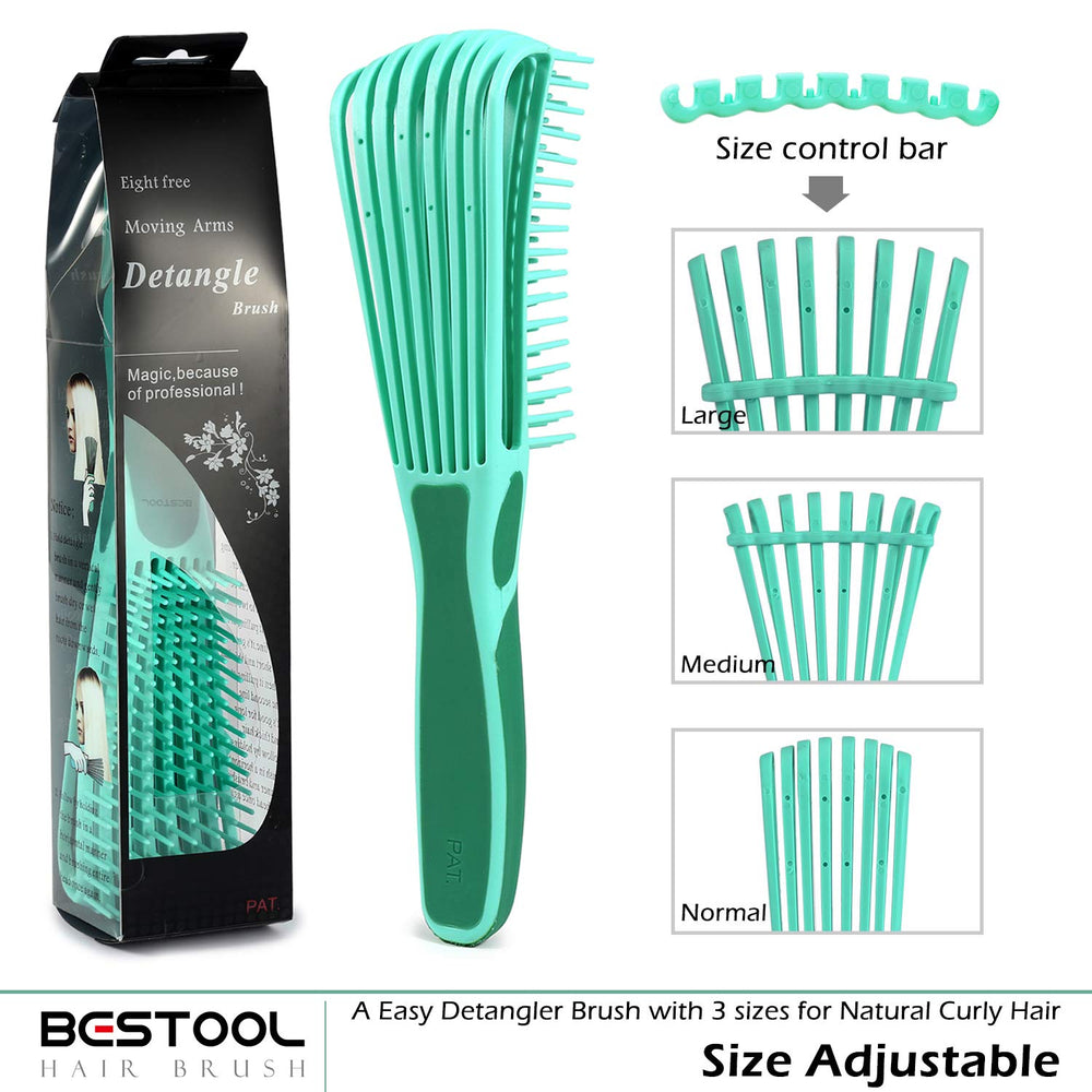 Bestool uso húmedo permite desenredar con menor fricción en cabello húmedo.