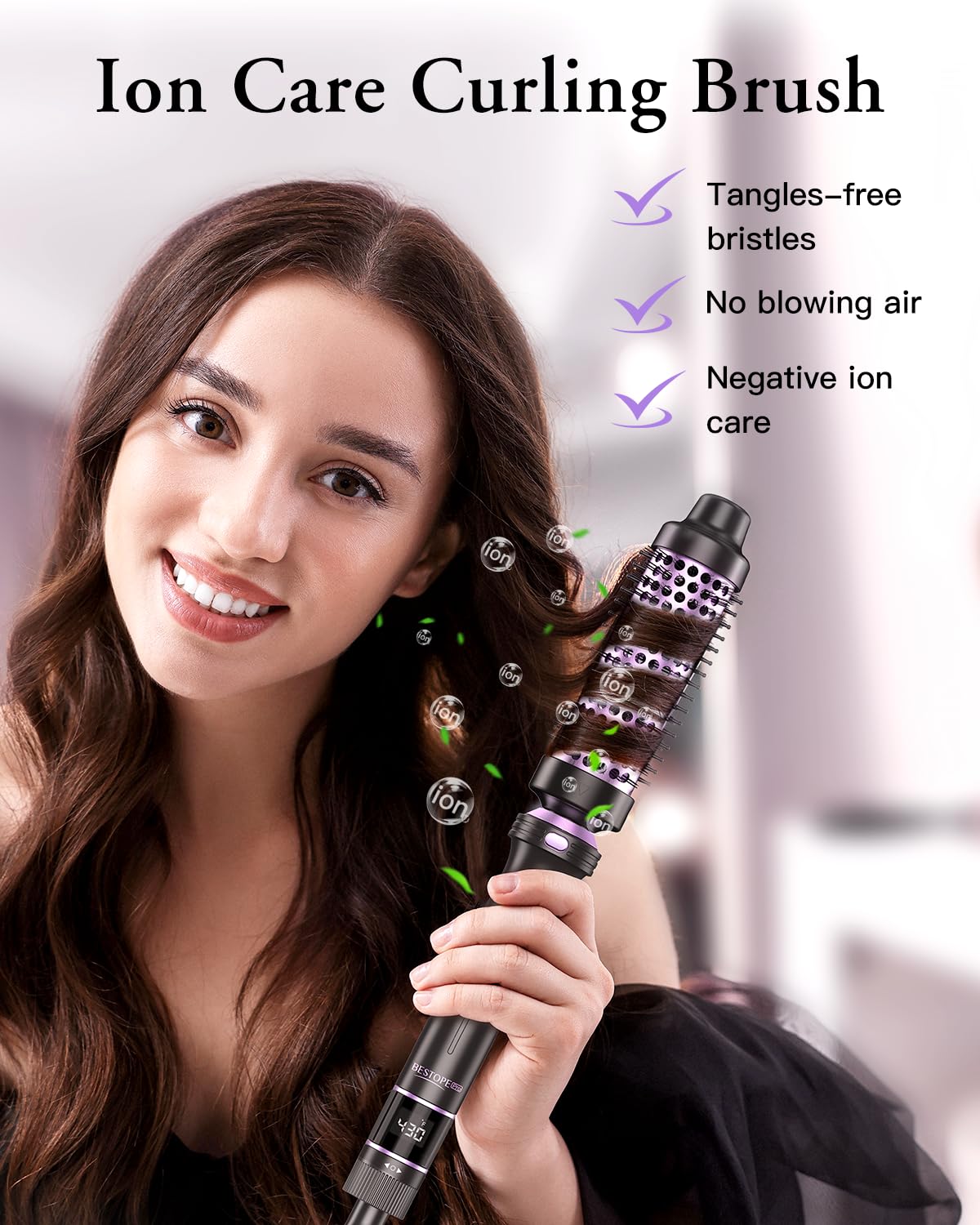 BESTOPE PRO bigudí 1 pulgada para rizos marcados y volumen.