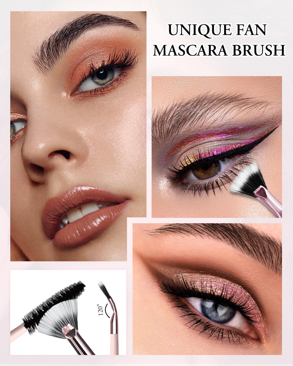 Pinceles detallados BESTOPE PRO para ojos y cejas.