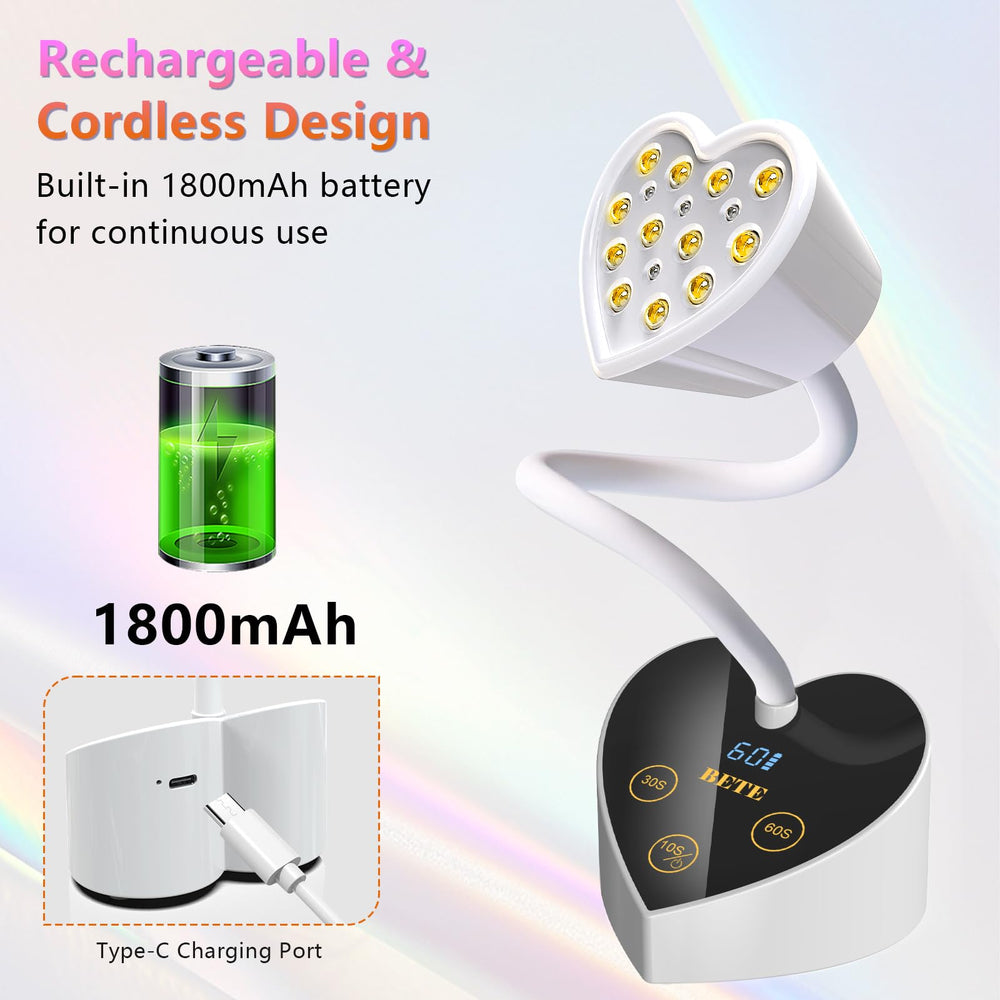 BETE curado de doble longitud de onda 365/405 nm para diferentes esmaltes