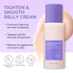 BETTENKO crema barriga hidratación profunda para piel suave.