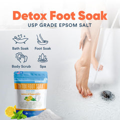 Better Bath Better Body Detox Foot Soak frankincense oil dots subtle scent