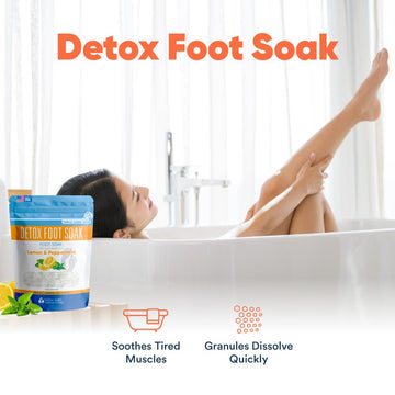 Better Bath Better Body Detox Foot Soak vitamin C crystals closeup for purity