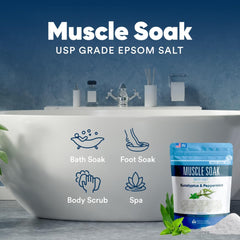 Vitamine C dans Better Bath Better Body Muscle Soak neutralisant les impuretés de l’eau.
