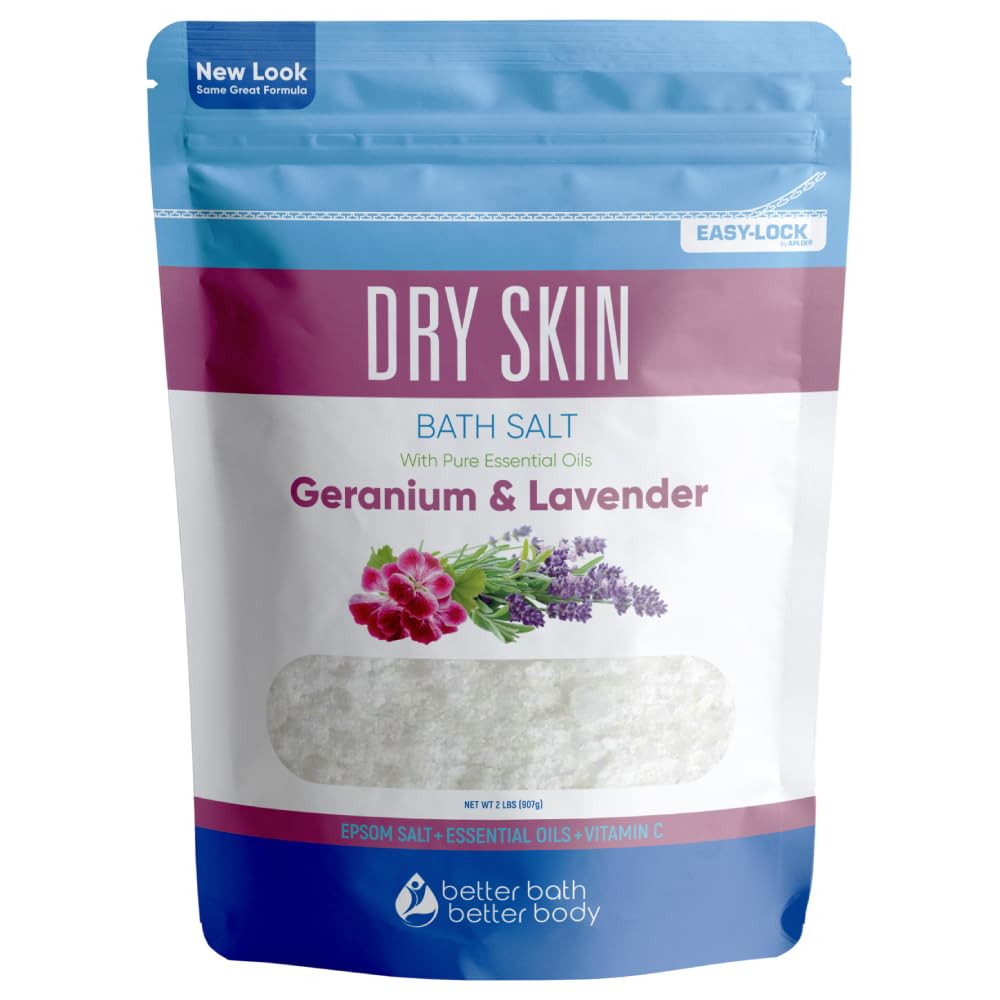 Better Bath Better Body: empaque de sales para piel seca, seguro y libre de BPA
