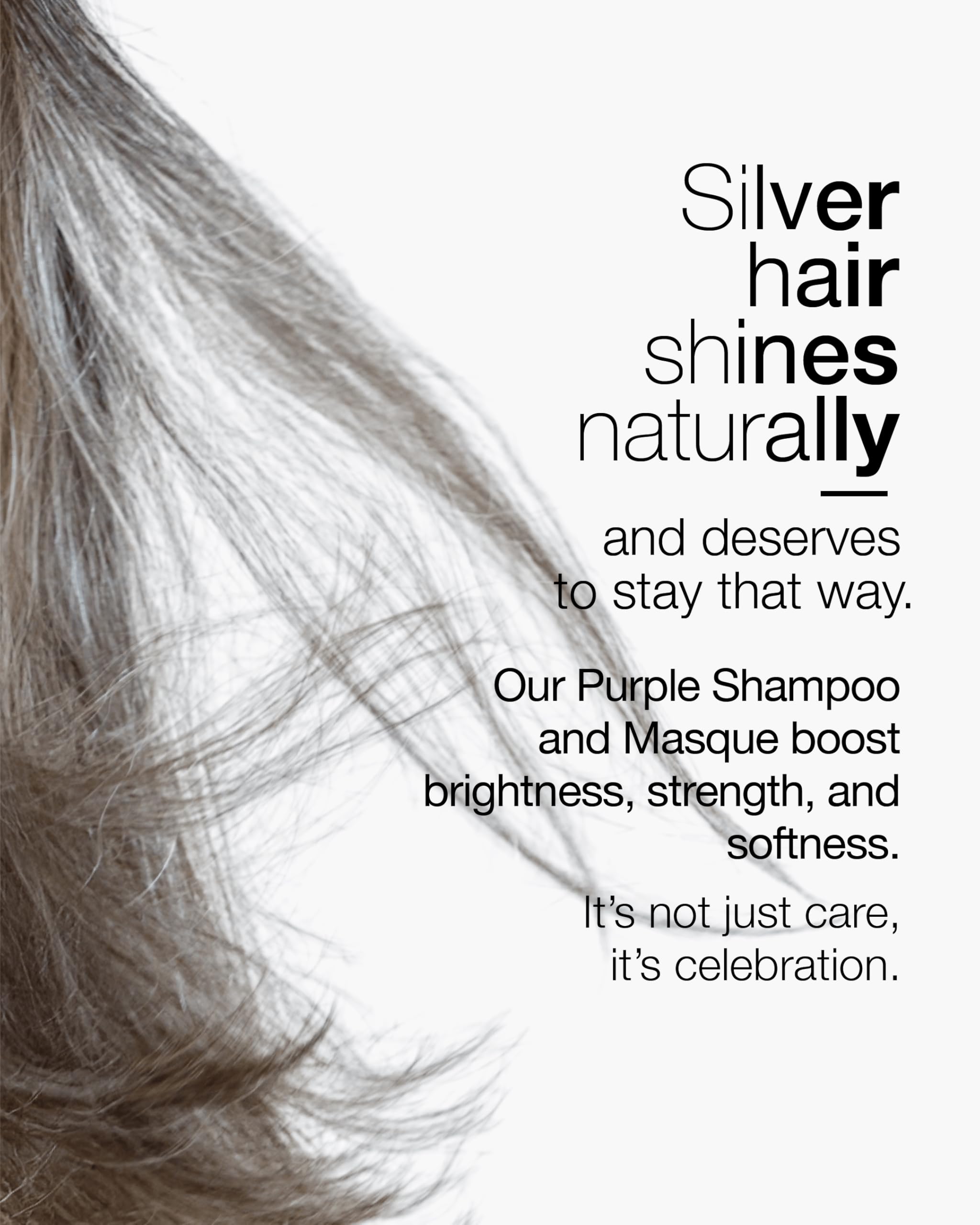 Better Not Younger Shampoing Ligne d’Argent Violet — application simple, routine 2 à 3 fois par semaine.