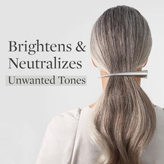 Better Not Younger Shampoing Ligne d’Argent Violet — texture crème visible, nourrit et fortifie les cheveux.