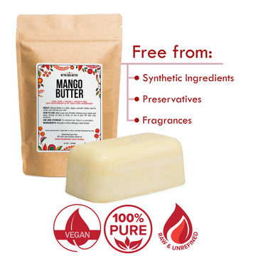 Better Shea Butter Mango Butter aplicación corporal: crema suave para uso diario.