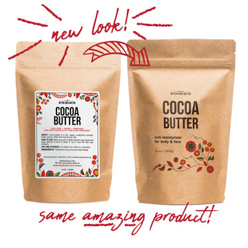 Better Shea Butter manteca de cacao aroma chocolate suave que se desvanece.