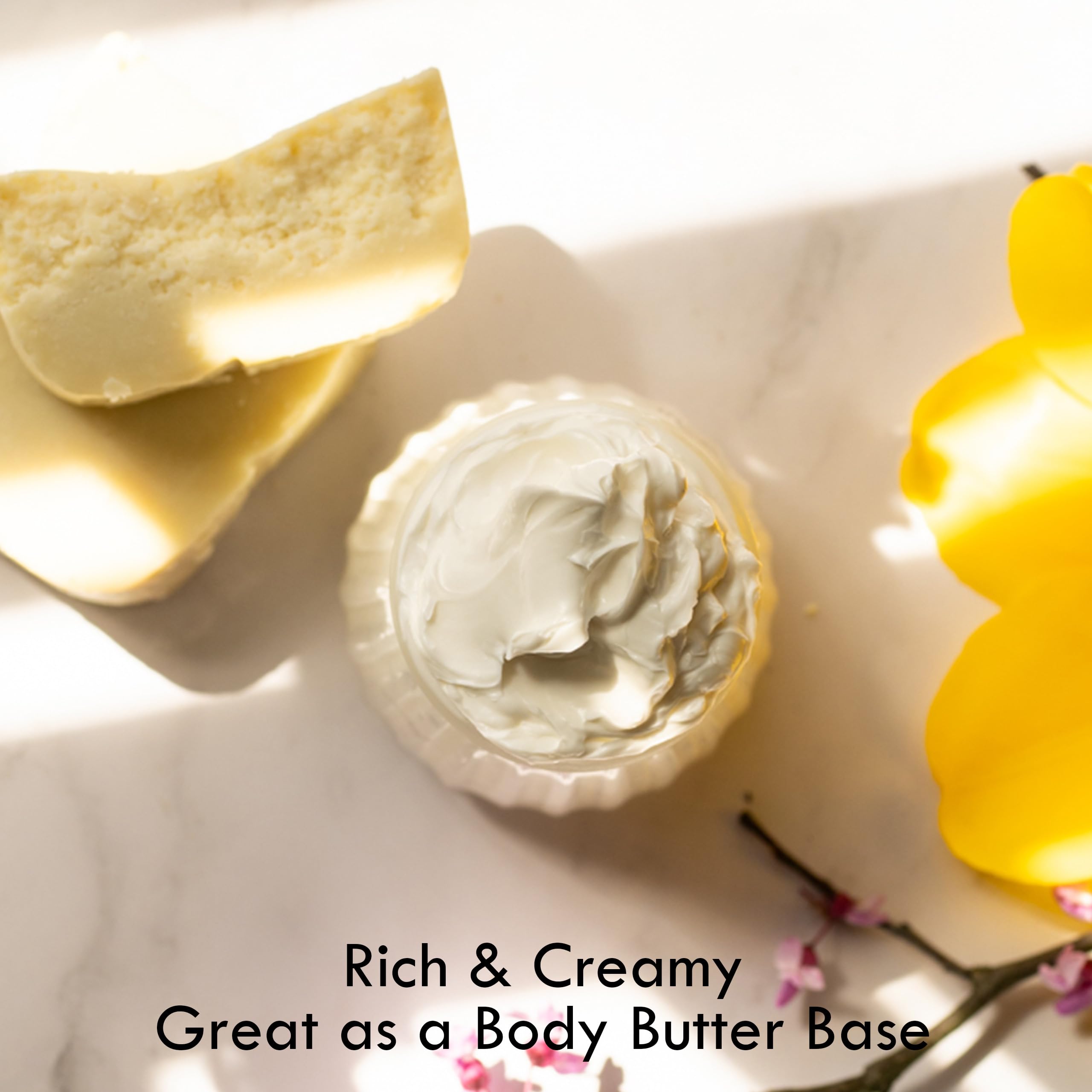 Better Shea Butter barra refinada sin fragancia, ideal para jabones hechos en casa.
