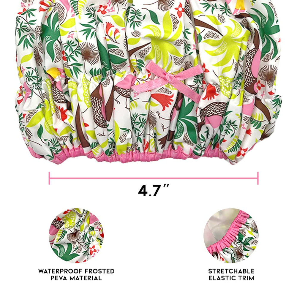 Betty Dain Fashionista Cap Tropical, banda elástica ajustable para un ajuste cómodo.