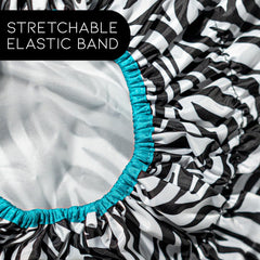 Betty Dain Fashionista gorro ducha estampado estripe añade estilo práctico