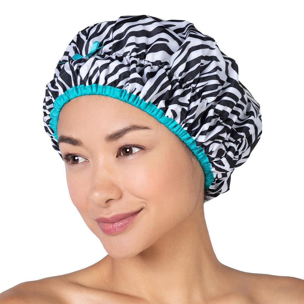 Betty Dain Fashionista gorro ducha talla amplia cubre cabello largo