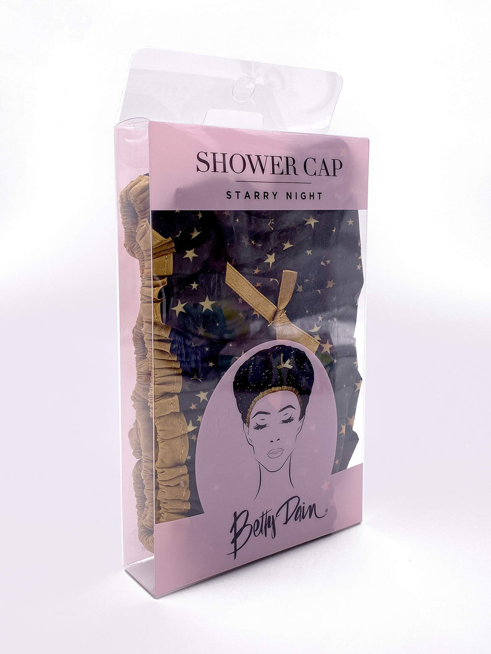 Betty Dain Fashionista Starry Nights capucha protege mechones al vestirse
