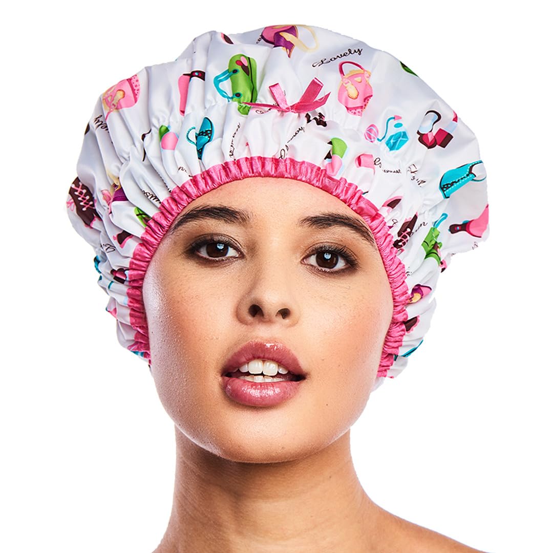 Gorra Betty Dain Fashionista extragrande protege todo el cabello de salpicaduras