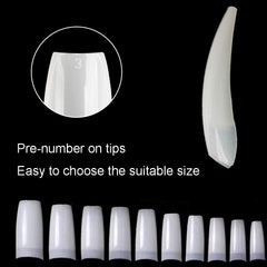 Beuniar: puntas acrílicas ABS resistente con acabado natural