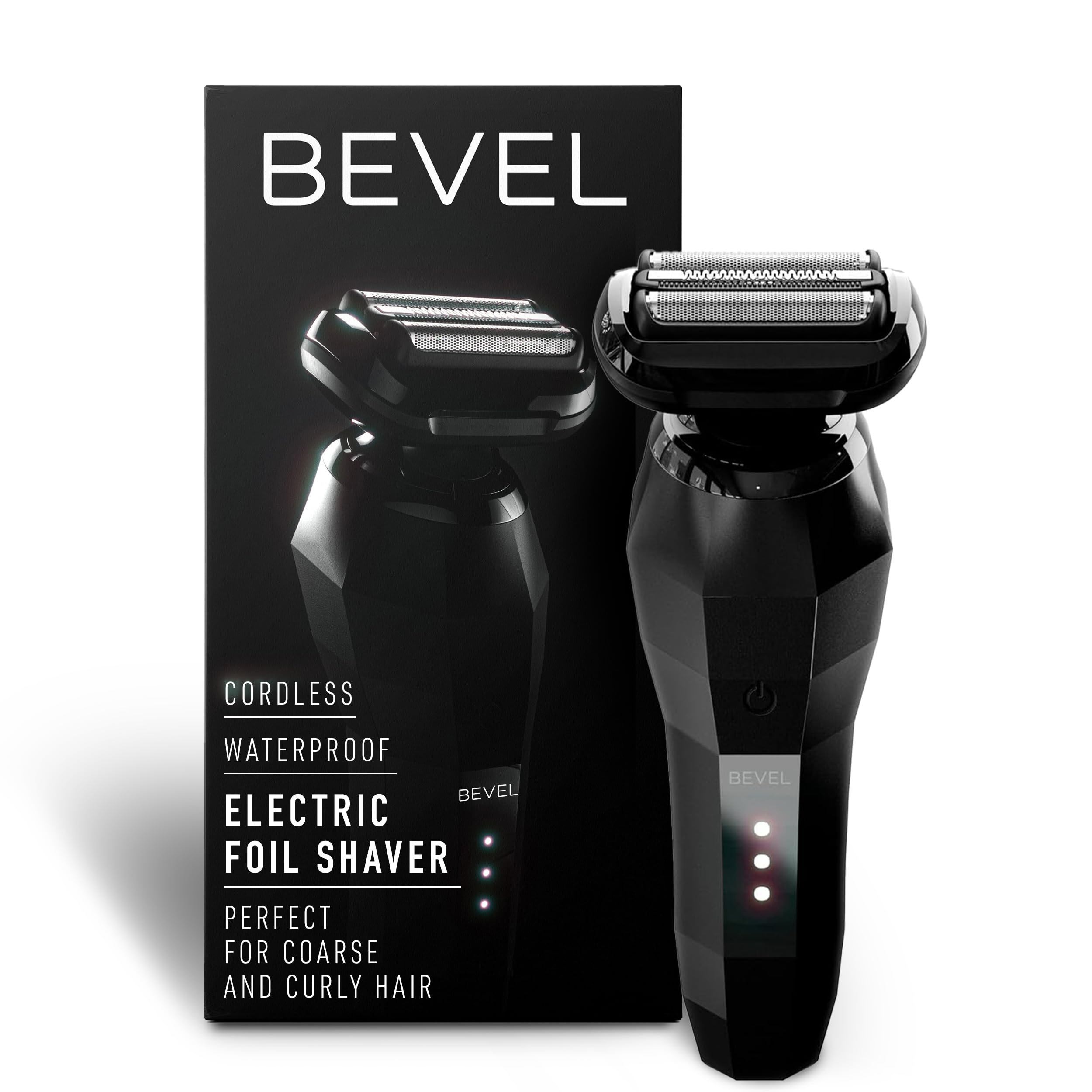 Bevel: afeitadora eléctrica para hombre con cabezal 3 flexibles para mayor cercanía y confort