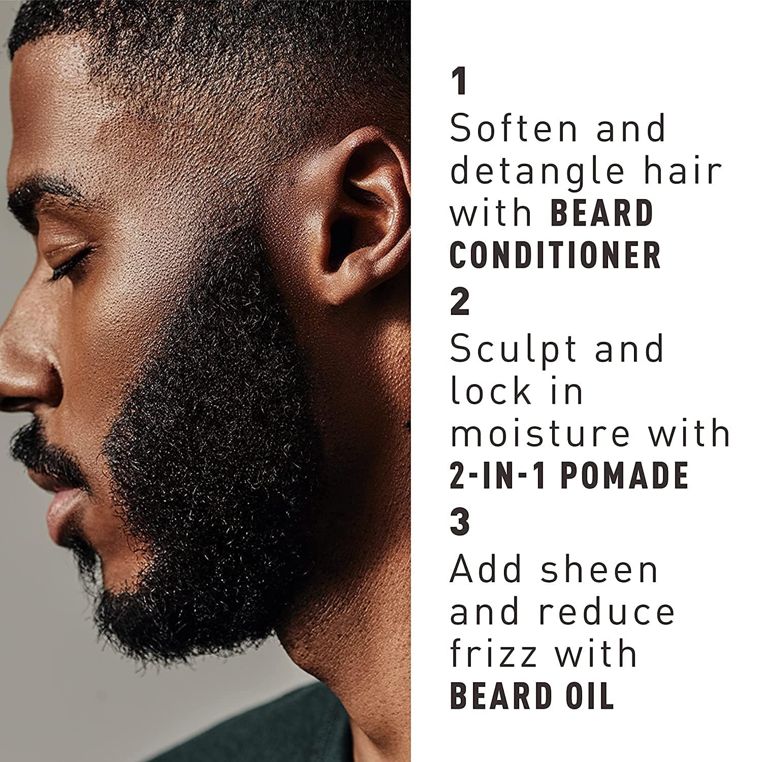 Bevel Barba Crema Condicionador: acondiciona y suaviza para un acabado pulido.