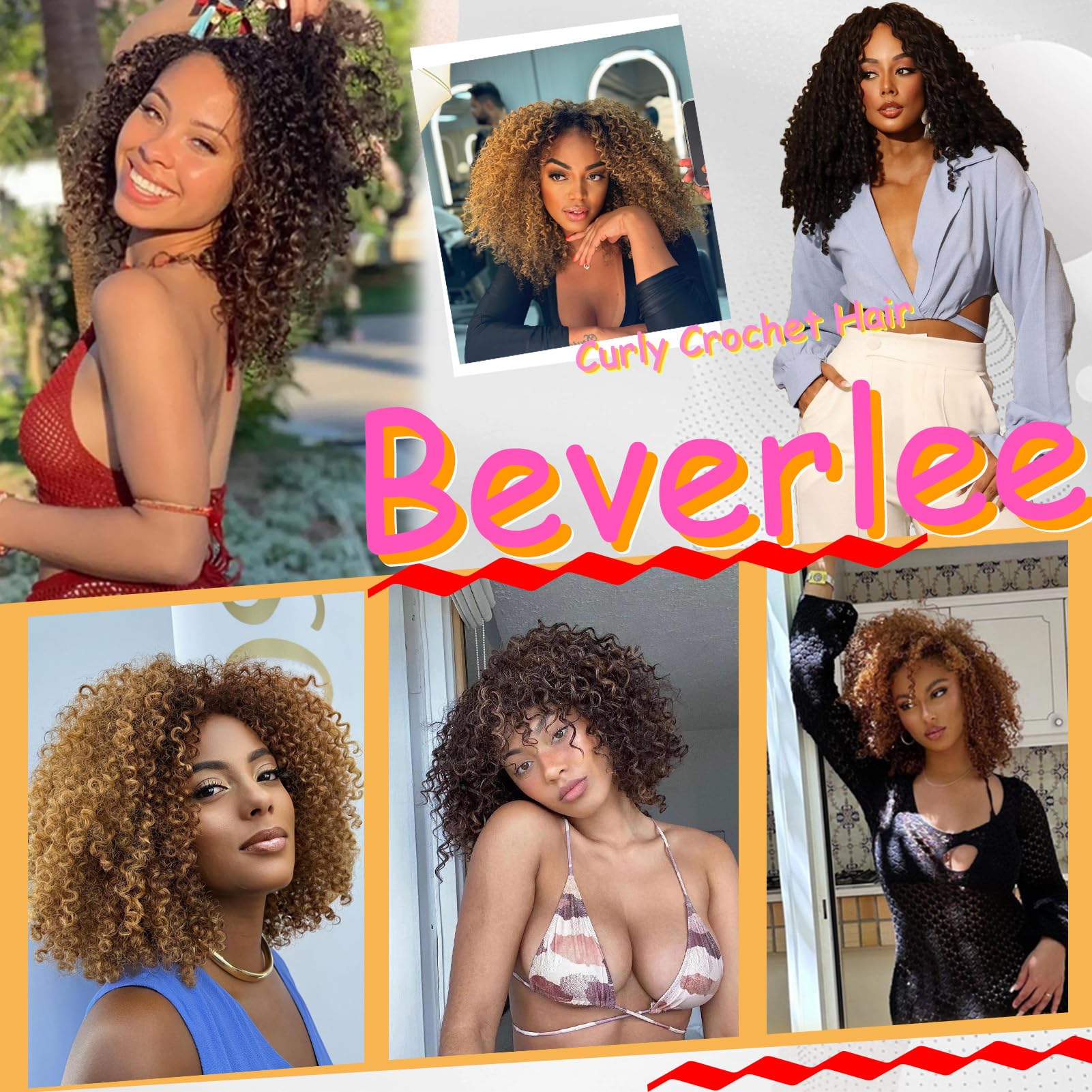 Beverlee: embalaje cuidadoso de pelo de ganchillo listo para transformar tu look