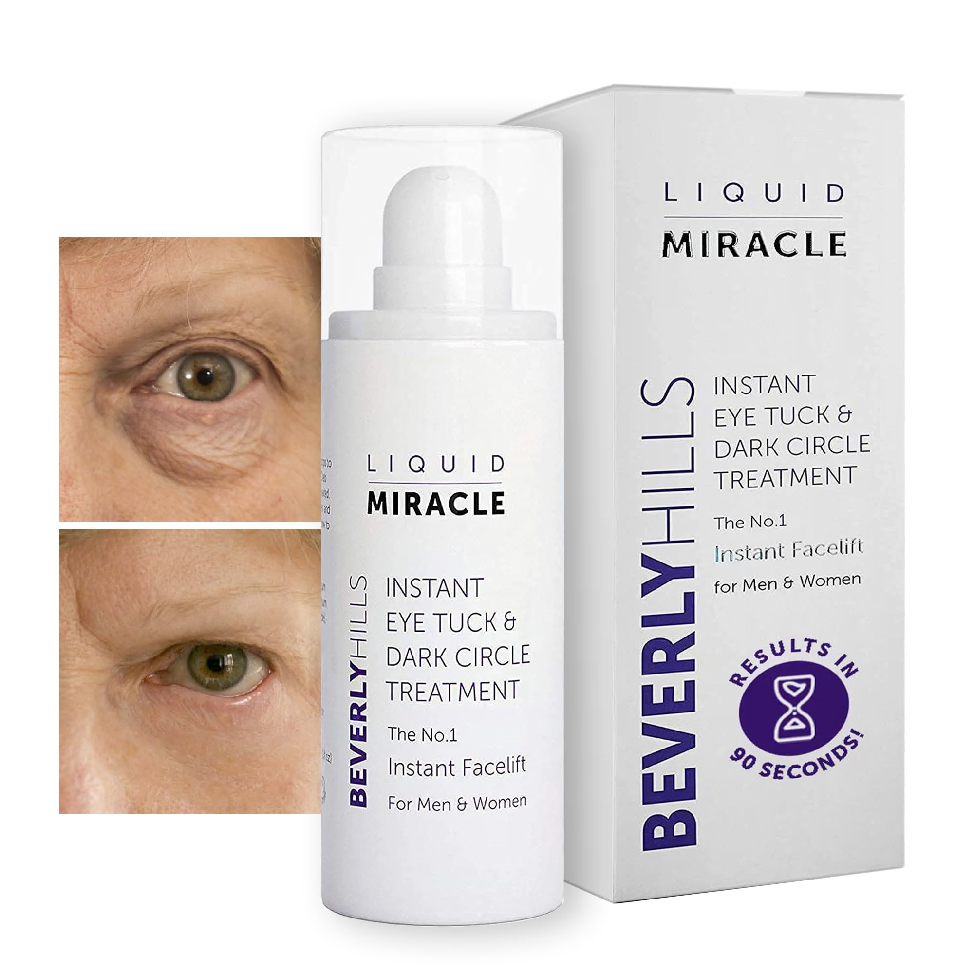 BEVERLY HILLS suero ocular en botella para levantar la mirada y suavizar arrugas