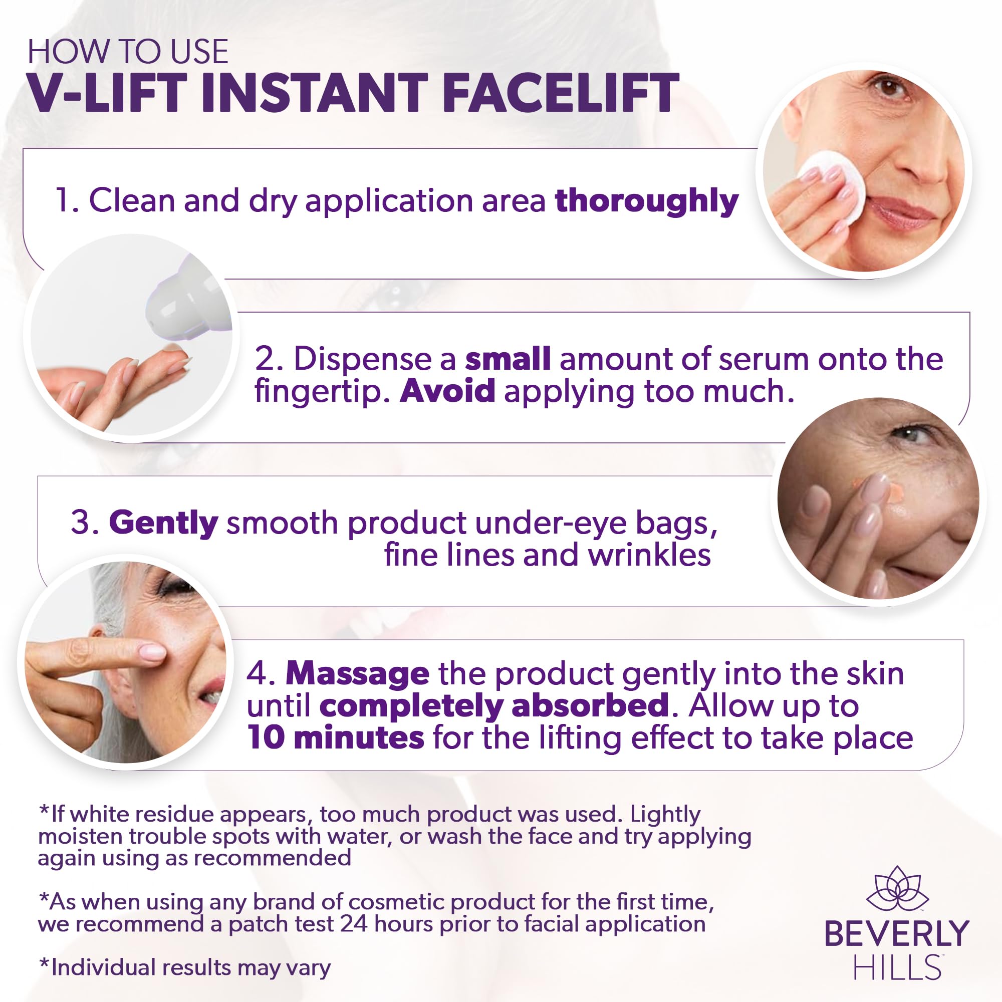 Rutina matutina con el serum V-Lift para ojos cansados y frescura