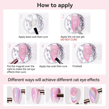 Bevimee efecto arco iris suave para looks creativos.