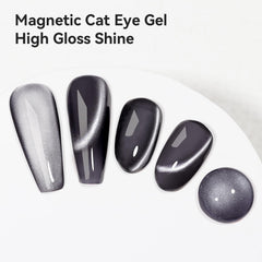 Bevimee ojo de gato brillo hologografico efecto cintilante en uñas