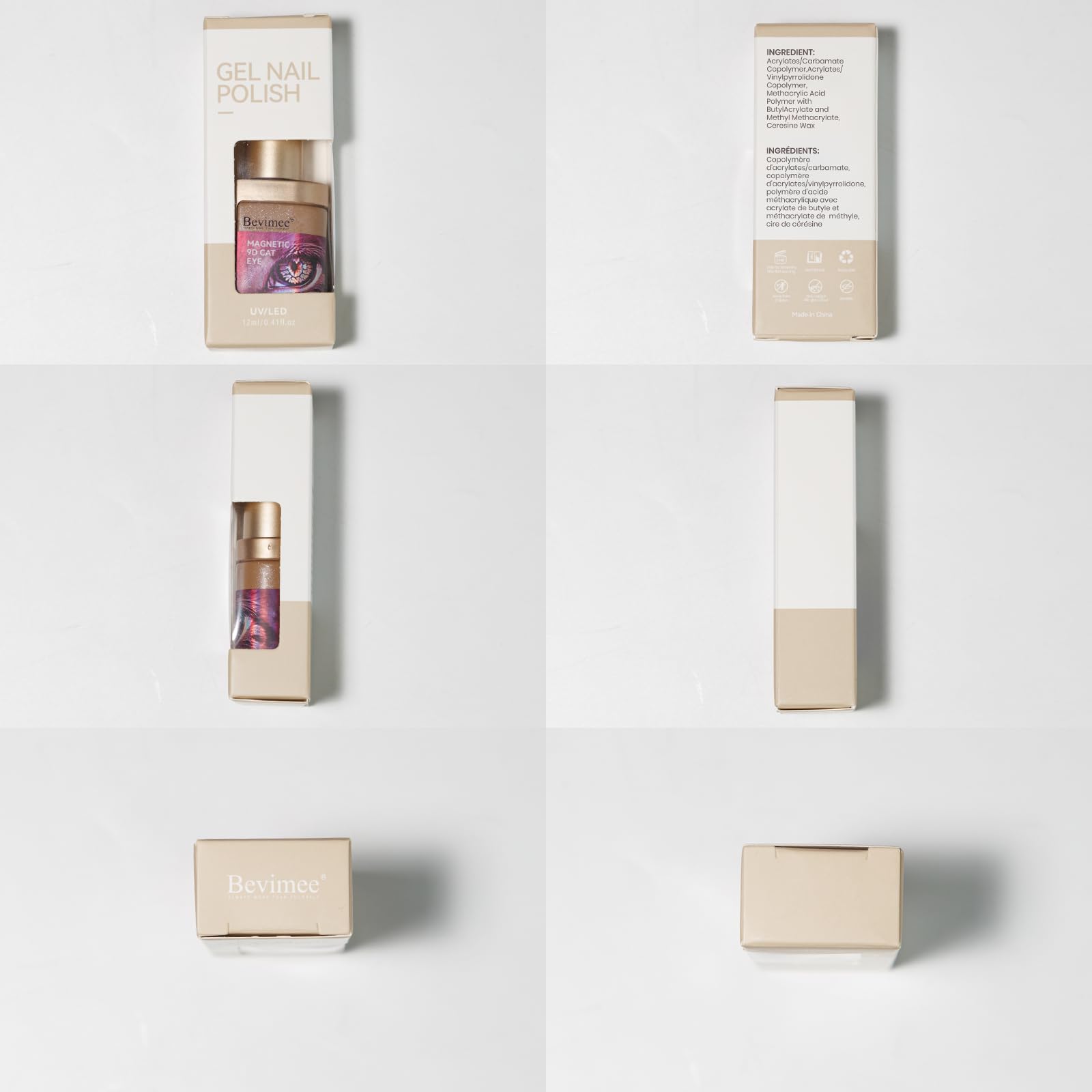 Bevimee fórmula no tóxica y cruelty-free para uñas sanas.