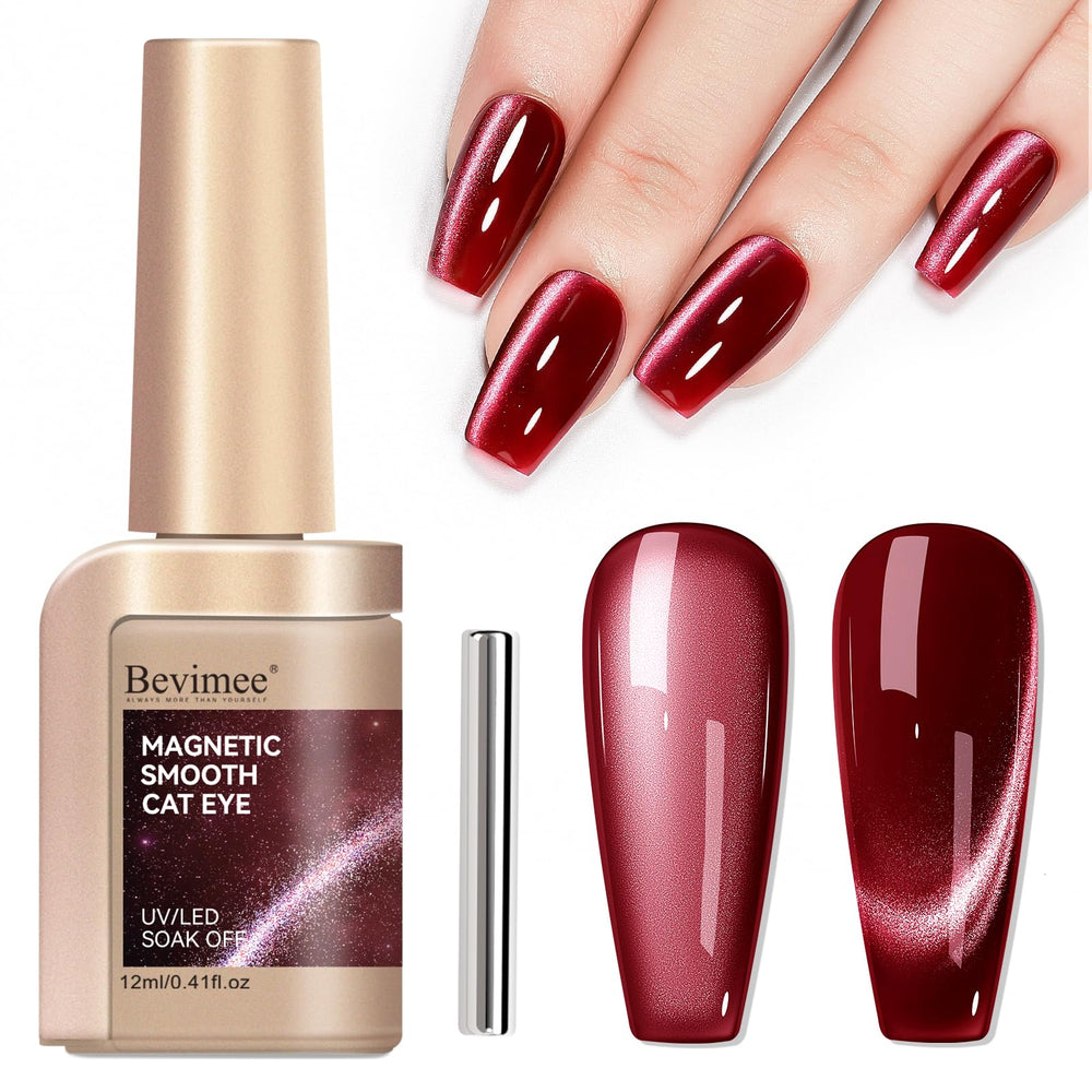 Bevimee Cat Eye Luna, botella con efecto ojo de gato para brillo espejo duradero.