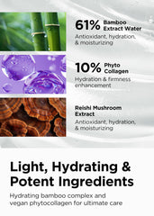 BE+WANTS eau de bambou et phyto-collagene hydratent et revitalisent le regard
